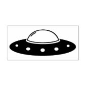 Flying Saucer Rubber Stamp Rubberstempel (Afrduk)