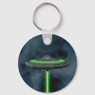 Flying Saucer - Sci-Fi Sleutelhanger