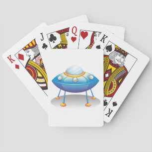 Flying Saucer UFO Pokerkaarten