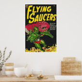 Flying Saucers #1 (1950) Poster (Keuken)