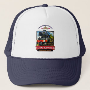 Flying Scotsman 4472 Stoomlocomotief Retro Poster Trucker Pet