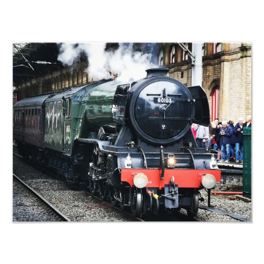 Flying Scotsman Foto Afdruk (Voorkant)