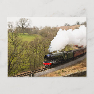 Flying Scotsman in Goathland Briefkaart