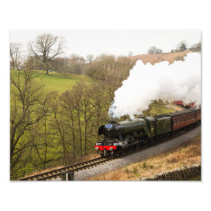 Flying Scotsman in Goathland Foto Afdruk