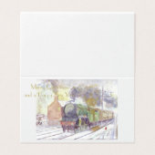 Flying Scotsman kerstkaarten Kaart (Buitenkant ongevouwen)