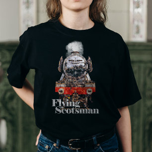 Flying Scotsman – Stoomlocomotief Illustratie T-shirt