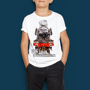 Flying Scotsman – Stoomlocomotief Illustratie T-shirt
