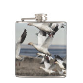 Flying Snow Geese Heupfles (Voorkant)