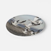 Flying Snow Geese Papieren Bordje (Gekanteld)
