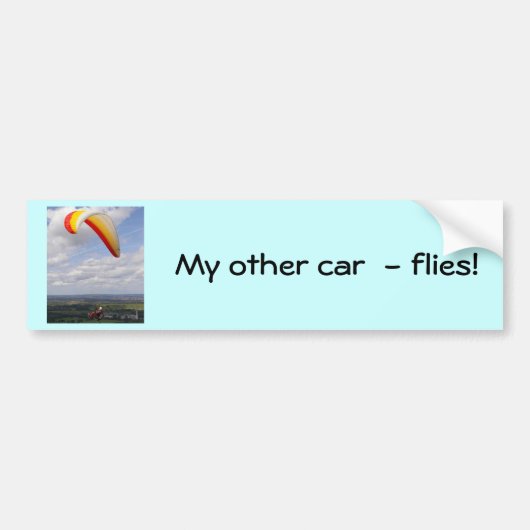 Flying Solo Bumpersticker (Voorkant)