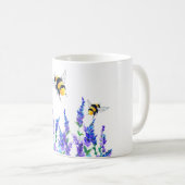Flying Spring Bees Flying Coffee Mug (Devant droit)