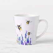 Flying Spring Bees Latte Mug (Droite)