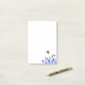 Flying Spring Flowers and Bees Post-it® Notes (Sur un bureau)