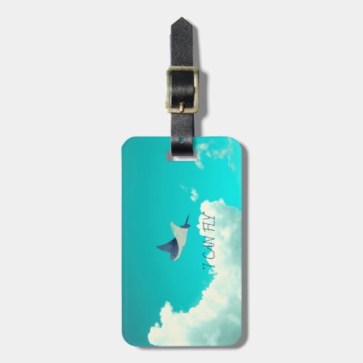 Flying Stingray Bagagelabel (Voorkant verticaal)
