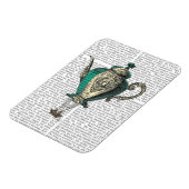 Flying Teapot 1 Green and Yellow Magneet (Linkerzijde)