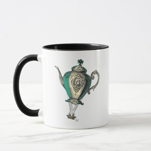 Flying Teapot 1 Green and Yellow Mok (Links)
