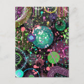 Flying Through Space: A Maximalist Abstract  Briefkaart (Voorkant)