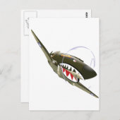 FLYING TIGER BRIEFKAART (Voorkant / Achterkant)