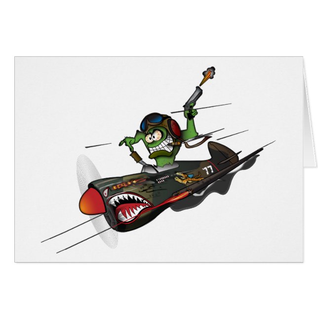 Flying Tiger Card (Voorkant Horizontaal)