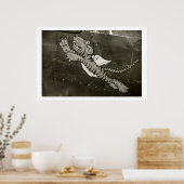 Flying Tiger Poster (Keuken)