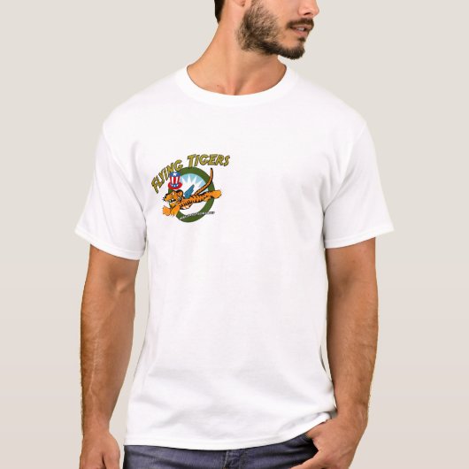 Flying Tigers p-40 Warhawk T-shirt (Voorkant)