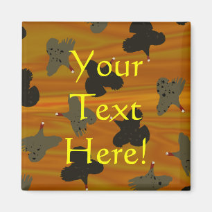 Flying Turkey Sunset Magneet