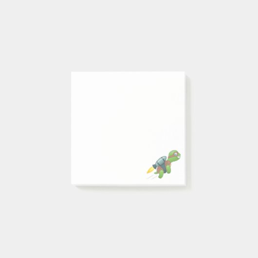 Flying Turtle with a Jetpack Post-it® Notes (Voorkant)