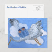 Flying Twin Boy Baby : Susan Payne-Trutna Carte Po (Devant / Derrière)