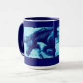 Flying Unicorn Imaginaire Art Boire Mug (Devant gauche)