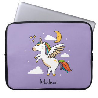 Flying Unicorn Laptop Sleeve