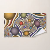 Flying Up, Colorful, Modern, Art Fractal Abstrait (Serviette à main)