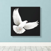 Flying White Dove verpakt Canvas (Insitu (Houten vloer))