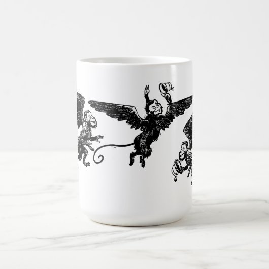 Flying Winged Monkey Mok Wizard of Oz cup (Center)