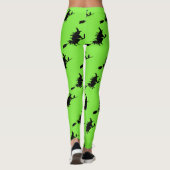 Flying Witch Lime Green Leggings (Achterkant)