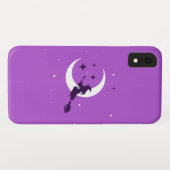 Flying Witch Phone Case/Paars Case-Mate iPhone Case (Achterkant (horizontaal))