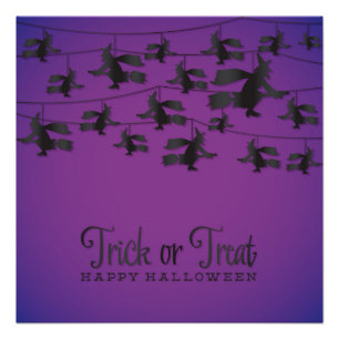 Flying witch string perfect poster