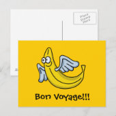 Flying Yellow Banana Briefkaart (Voorkant / Achterkant)