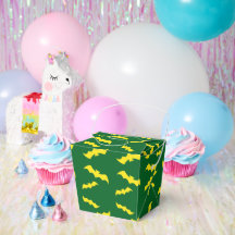 Flying Yellow Halloween Bats