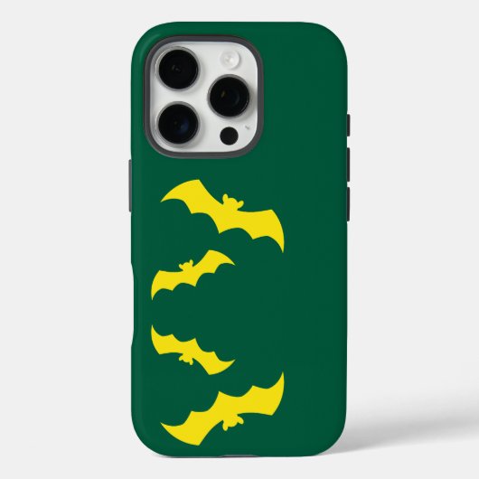 Flying Yellow Halloween Bats Case-Mate iPhone Case (Achterkant)