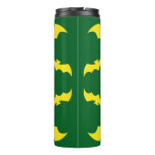 Flying Yellow Halloween Bats Thermosbeker (Achterkant)