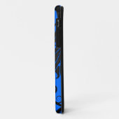 Flying Yin Yang Dragons - blauw en zwart Case-Mate iPhone Case (Achterkant/links)