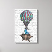 Flying Zebra Canvas Afdruk (Voorkant)