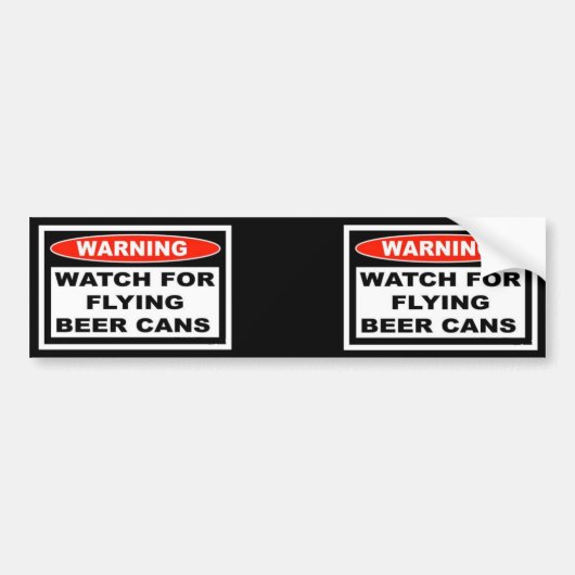 FlyingBeerCans, FlyingBeerCans Bumpersticker (Voorkant)
