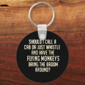 flyingmonkeyfluitje sleutelhanger (Voorkant)