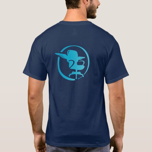 FlyJSim - Q4XP Blue T-Shirt (Achterkant)