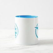 FlyJSim - tasse de Blue Two-tone Company (Centre)