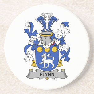 Flynn Family Crest Zandsteen Onderzetter
