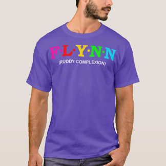 Flynn rode teint t-shirt