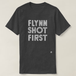 Flynn Shot First - wit T-shirt