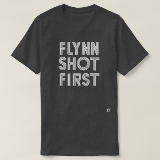 Flynn Shot First - wit T-shirt